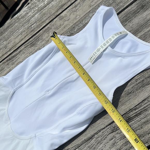Lululemon Short-Lined Tennis Tank Dress white size 6 $138 NWT- runs small (a 2) - Picture 5 of 7